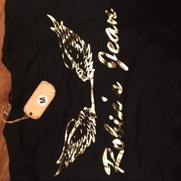 Robin’s Jean women medium black shirt - Picture 3 of 5